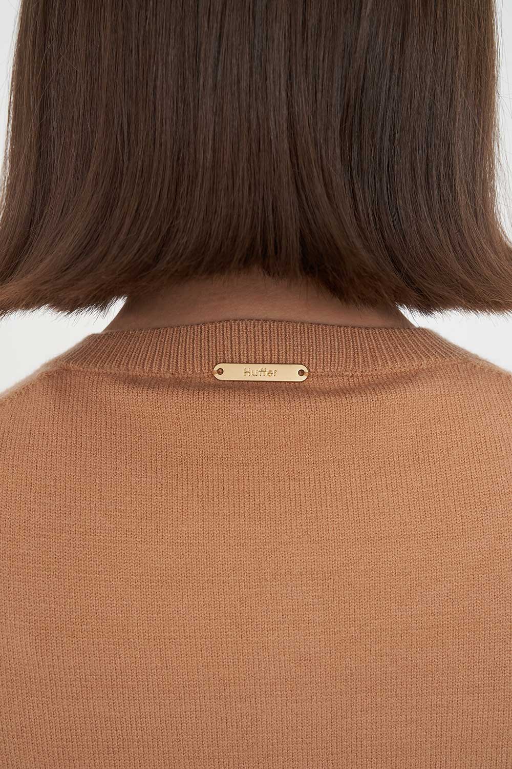 CLASSIC BUTTON UP CARDIGAN CAMEL