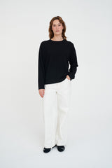 MERINO NEVE CREW BLACK