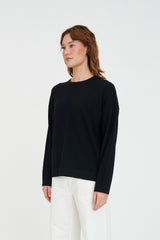 MERINO NEVE CREW BLACK