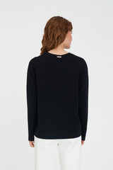 MERINO NEVE CREW BLACK