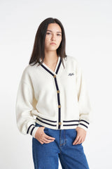 ACES KNIT CARDIGAN CHALK