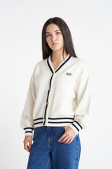 ACES KNIT CARDIGAN CHALK