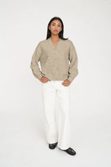 KENDALL CARDIGAN OAT MARLE