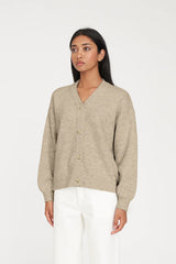 KENDALL CARDIGAN OAT MARLE