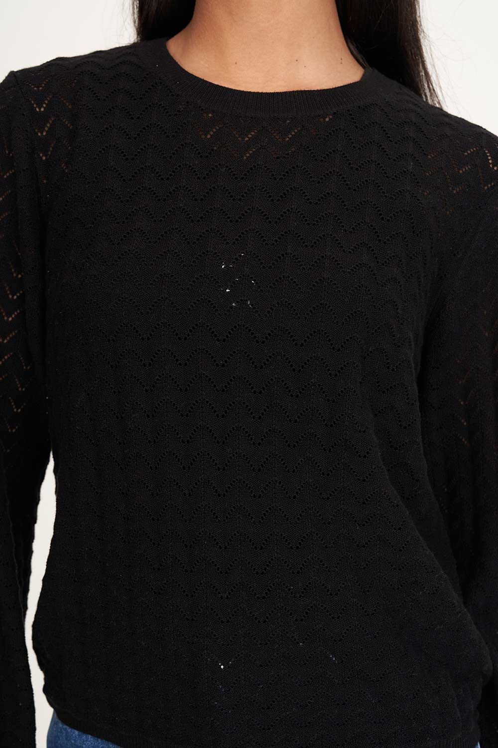 ZIGGY CRUISE LS TOP BLACK