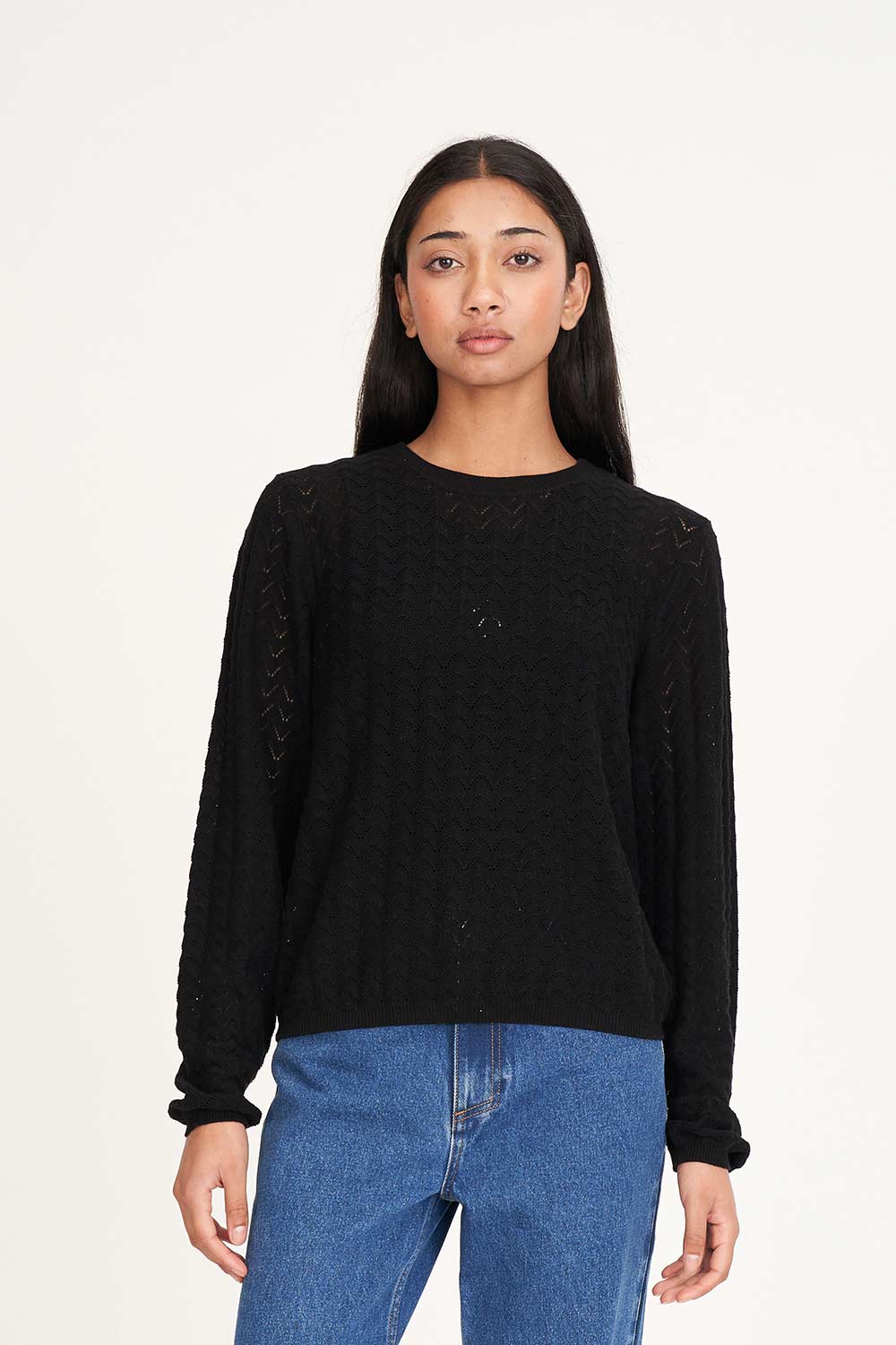 ZIGGY CRUISE LS TOP BLACK