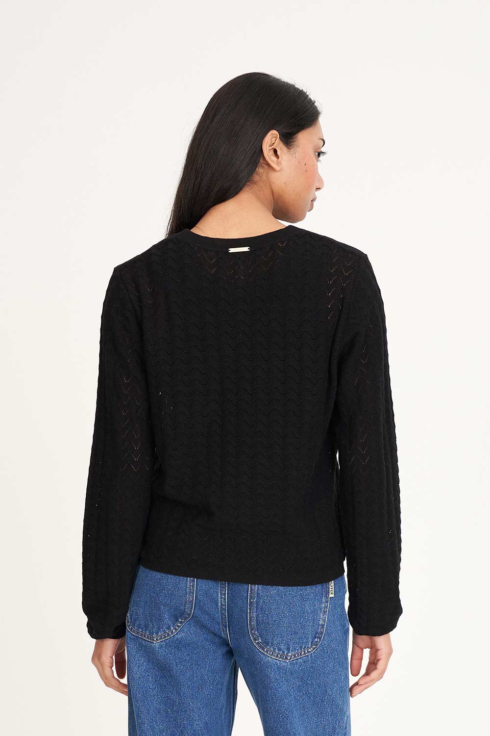 ZIGGY CRUISE LS TOP BLACK