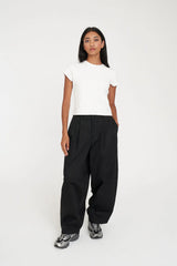 ELLIOT BARREL PANT BLACK
