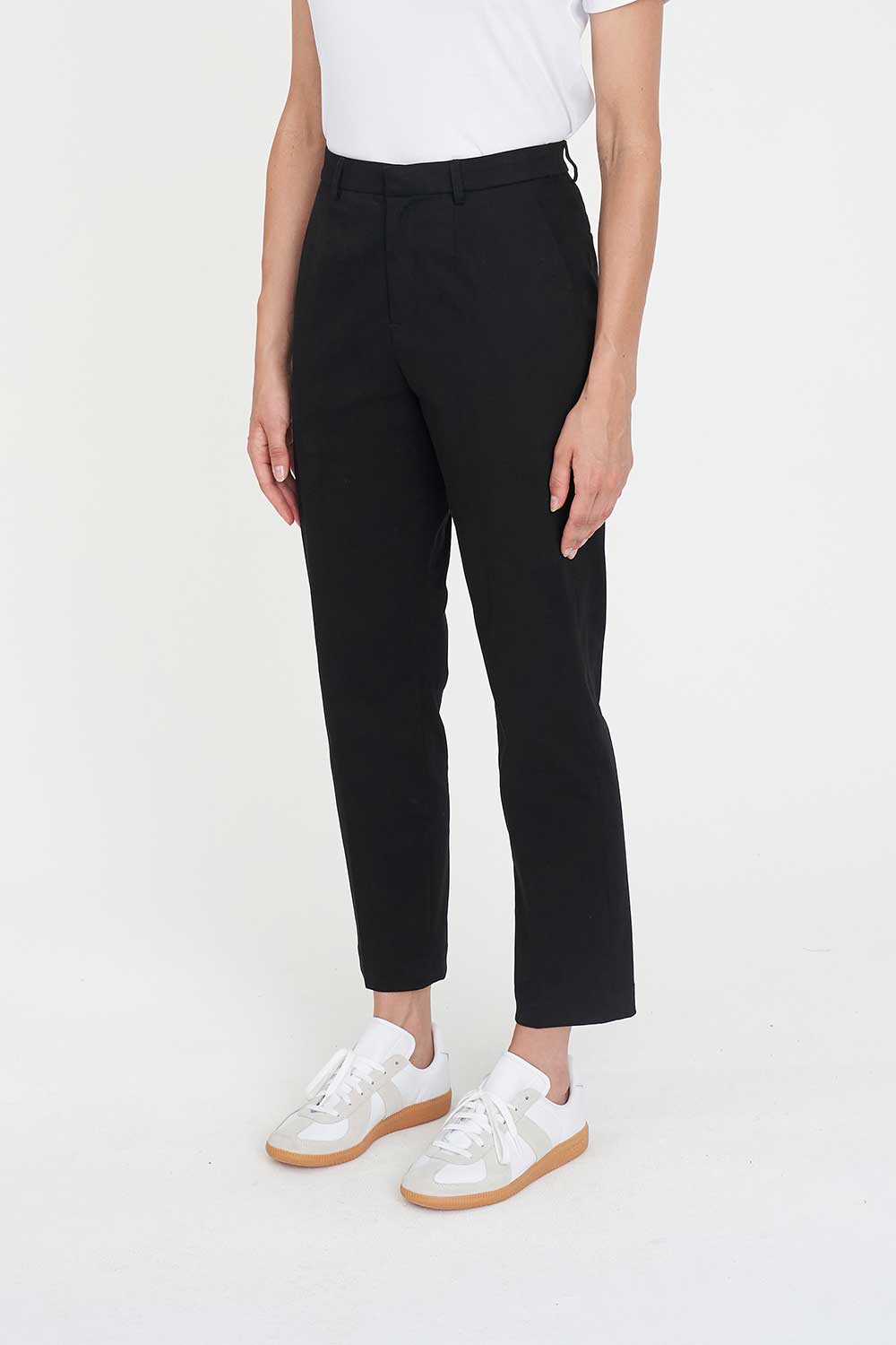CLASSIC SLIM ANKLE PANT BLACK