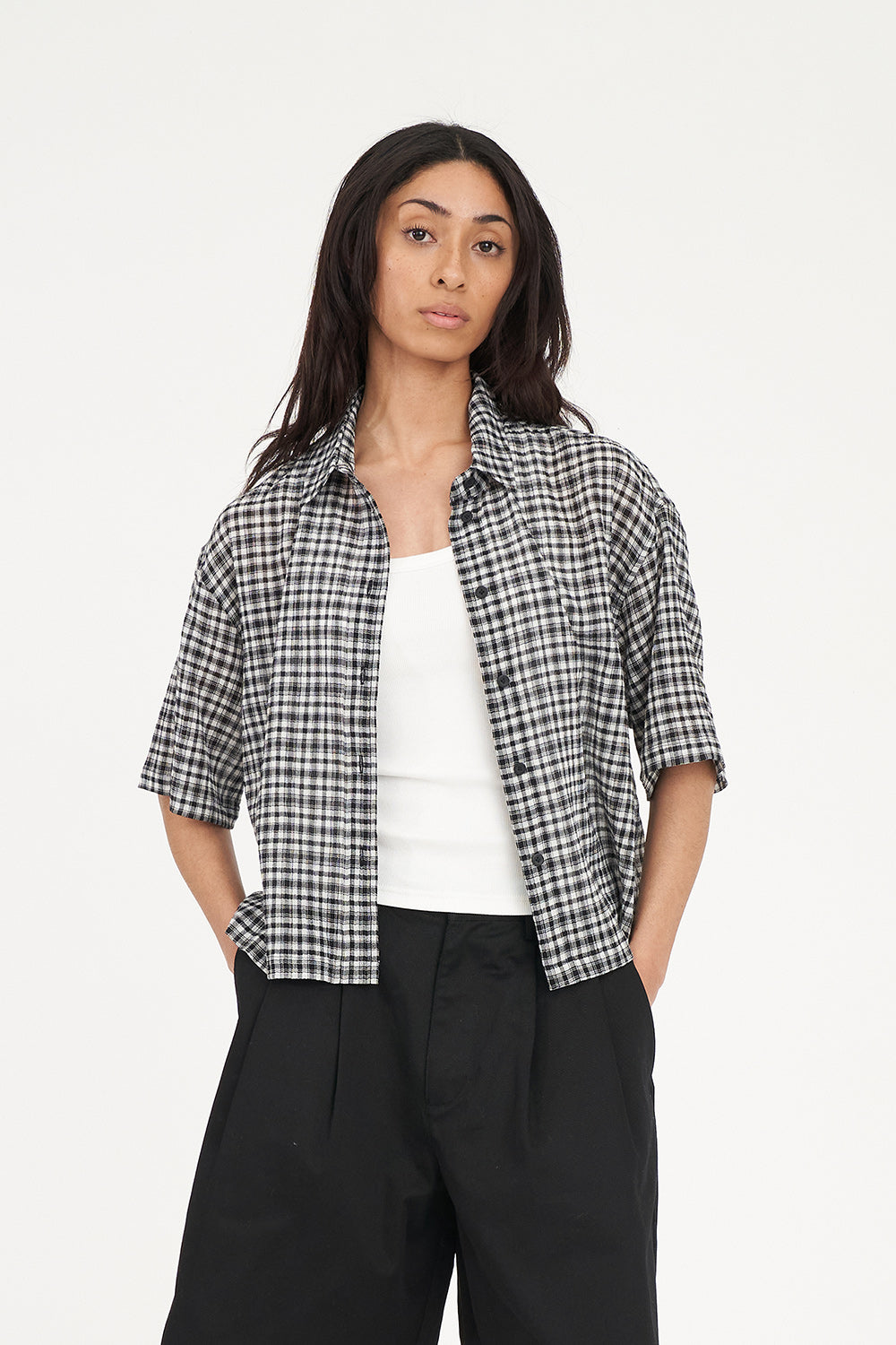 ROONEY DAD SHIRT BLACK CHALK