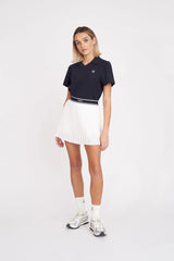 BIRDIE PLEATED GOLF SKORT CHALK