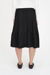 CLARISSE MIDI SKIRT BLACK