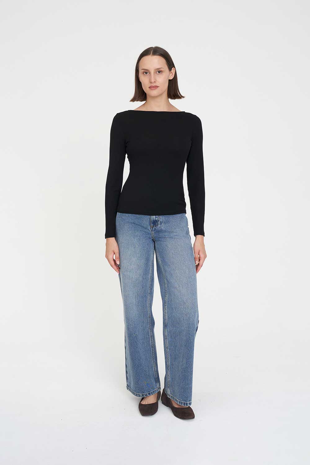 365 LS JERSEY TOP BLACK