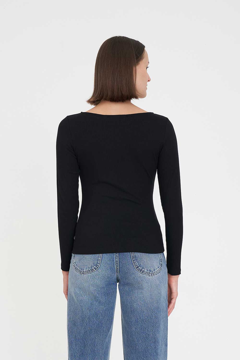 365 LS JERSEY TOP BLACK