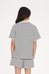 OUI OUI CLASSIC TEE BLACK CHALK