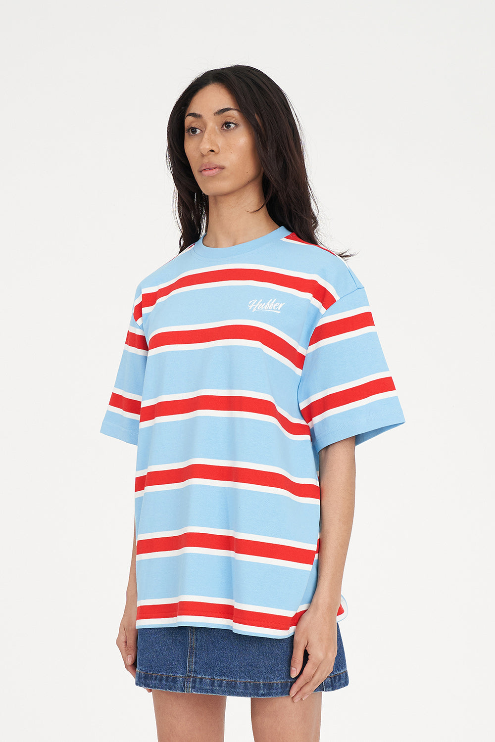 BROOKLYN RELAX TEE BLUE POPPY