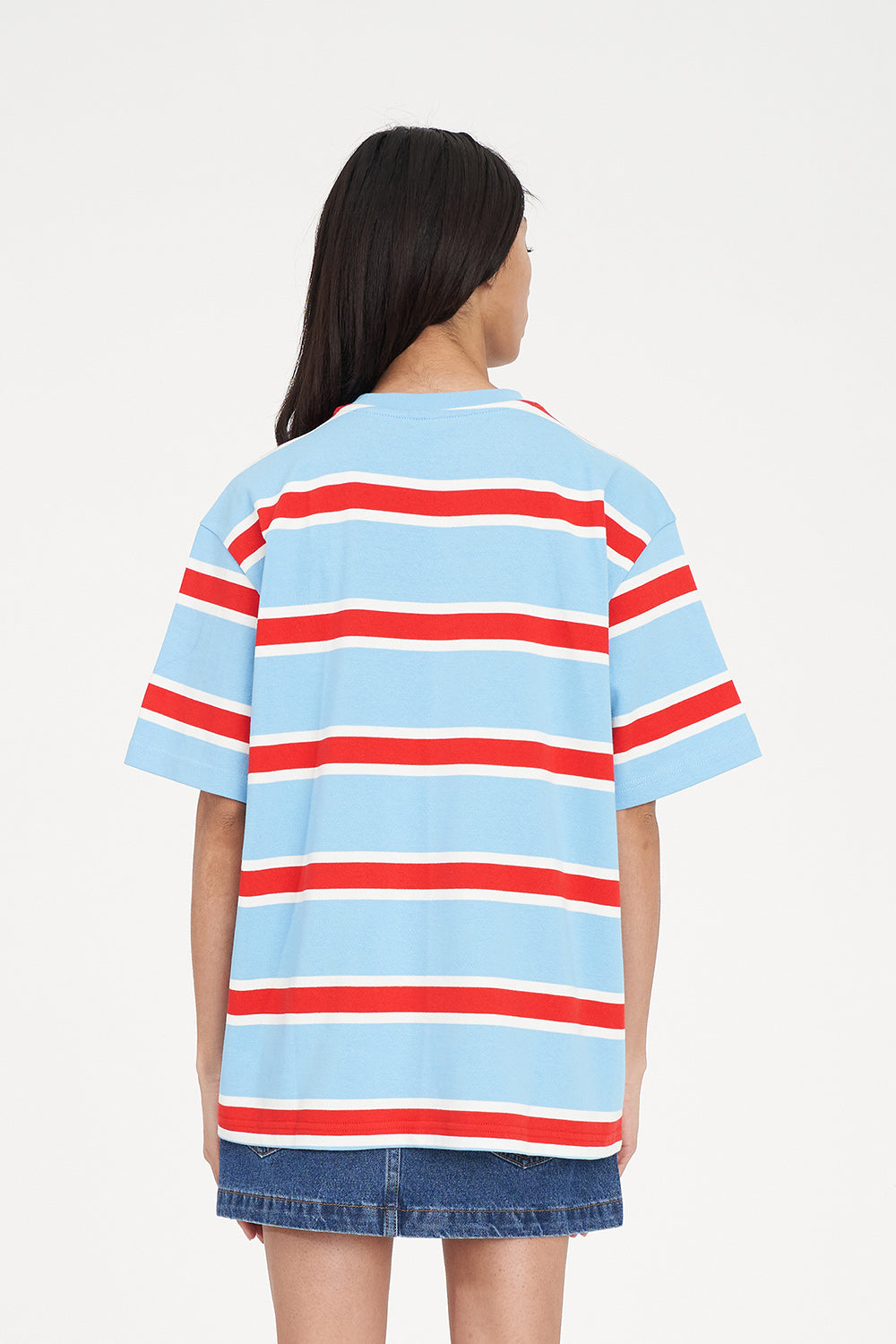 BROOKLYN RELAX TEE BLUE POPPY