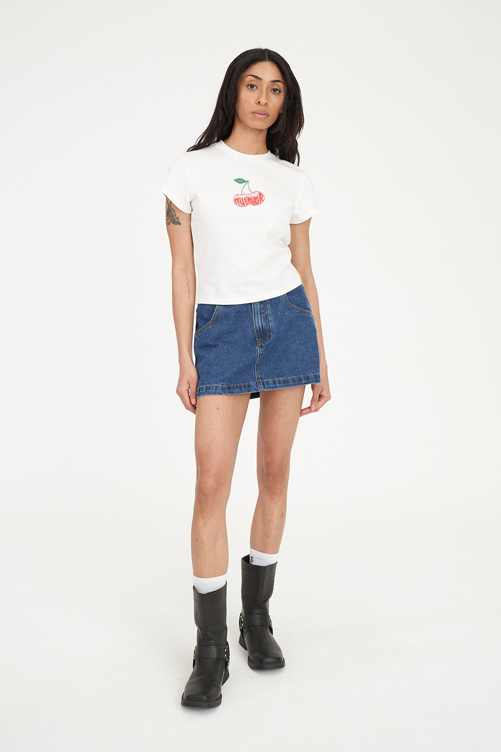 MINI TEE 185 SCARLET CHALK