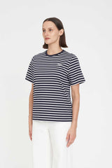 CLASSIC STRIPE TEE NAVY / WHITE