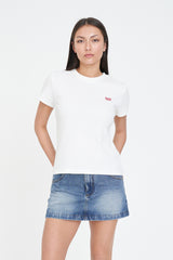 WAFFLE SLIM TEE CHALK