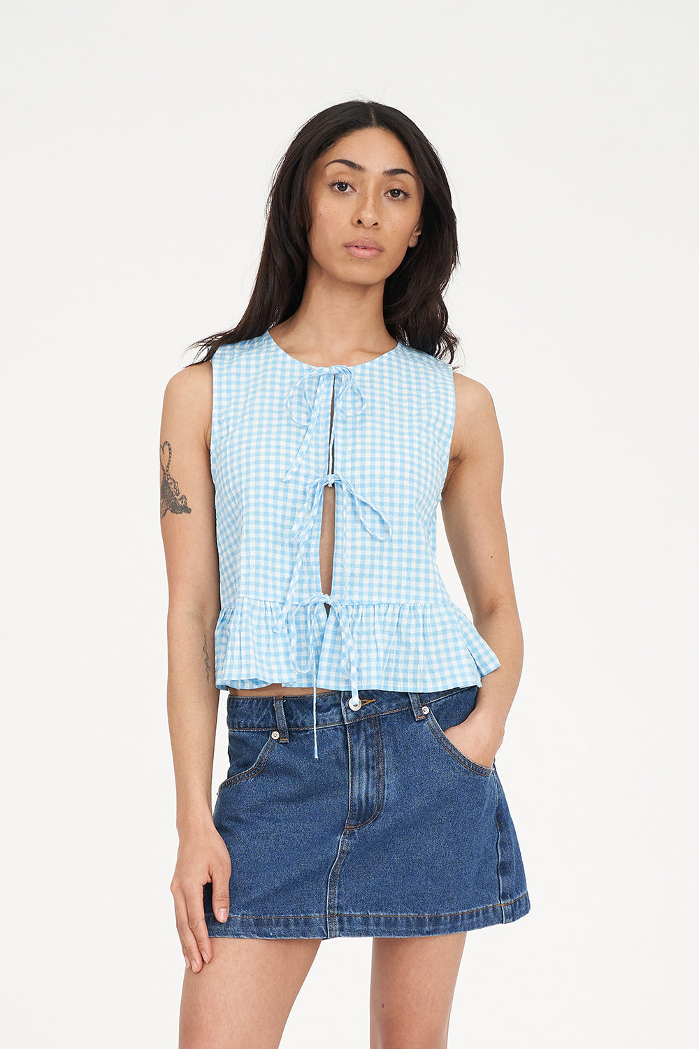 CATALINA BOW TOP BLUE CHALK