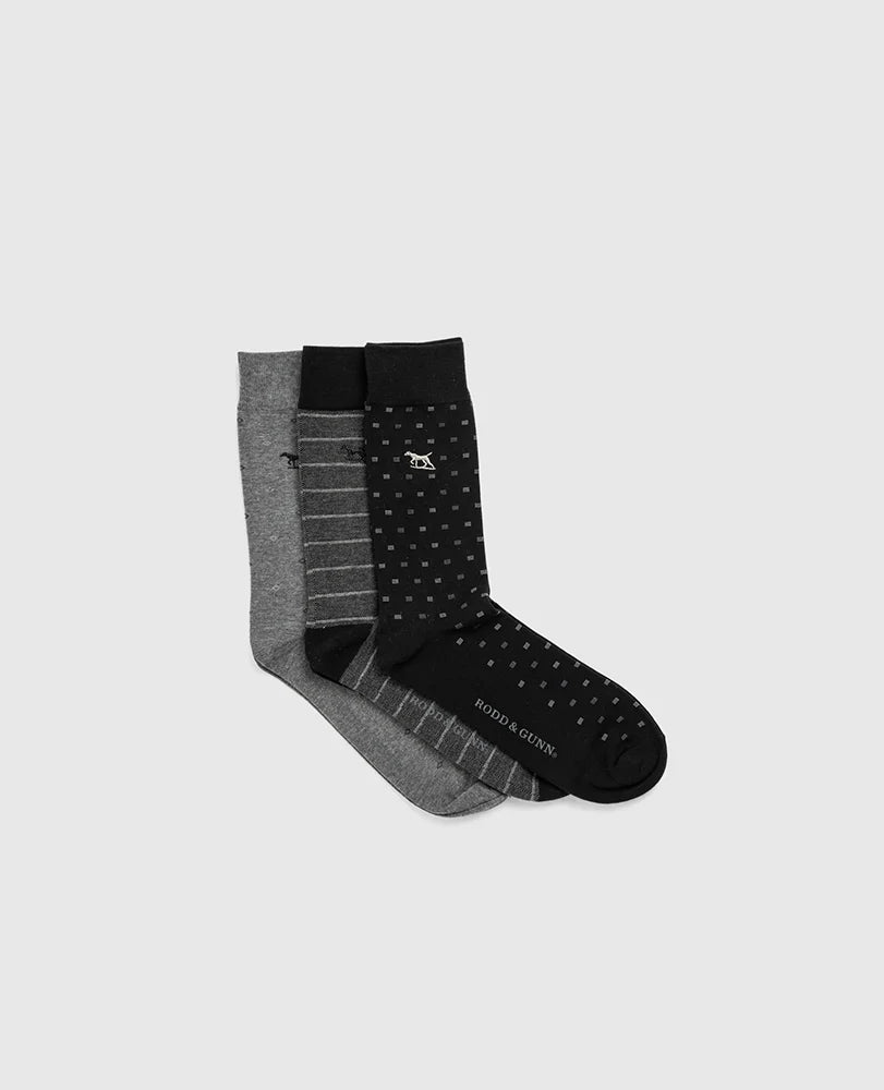 SEACLIFF SOCKS (3 PACK) NERO MULTI