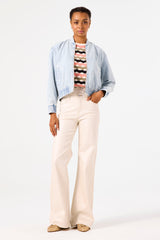 DENIM BOMBER JACKET LIGHT USED