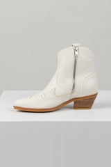 Eerika Ankle Boot White Leather