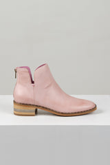 Folsoms Ankle Boot Blush Pink Leather