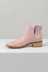Folsoms Ankle Boot Blush Pink Leather