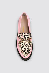 HANNAH LOAFER PINK PATENT/LEOPARD