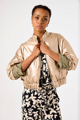 REVERSIBLE BOMBER JACKET