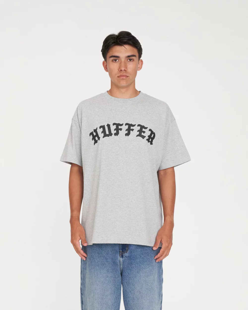 BLOCK TEE 220 BOLDE GREY MARLE