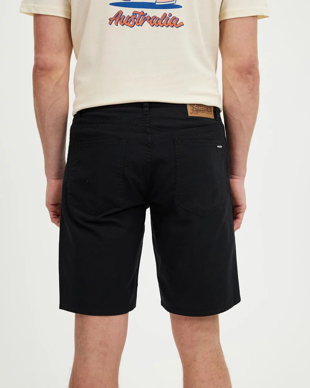 MODOWN CANVAS 5 POCKET SHORT BLACK