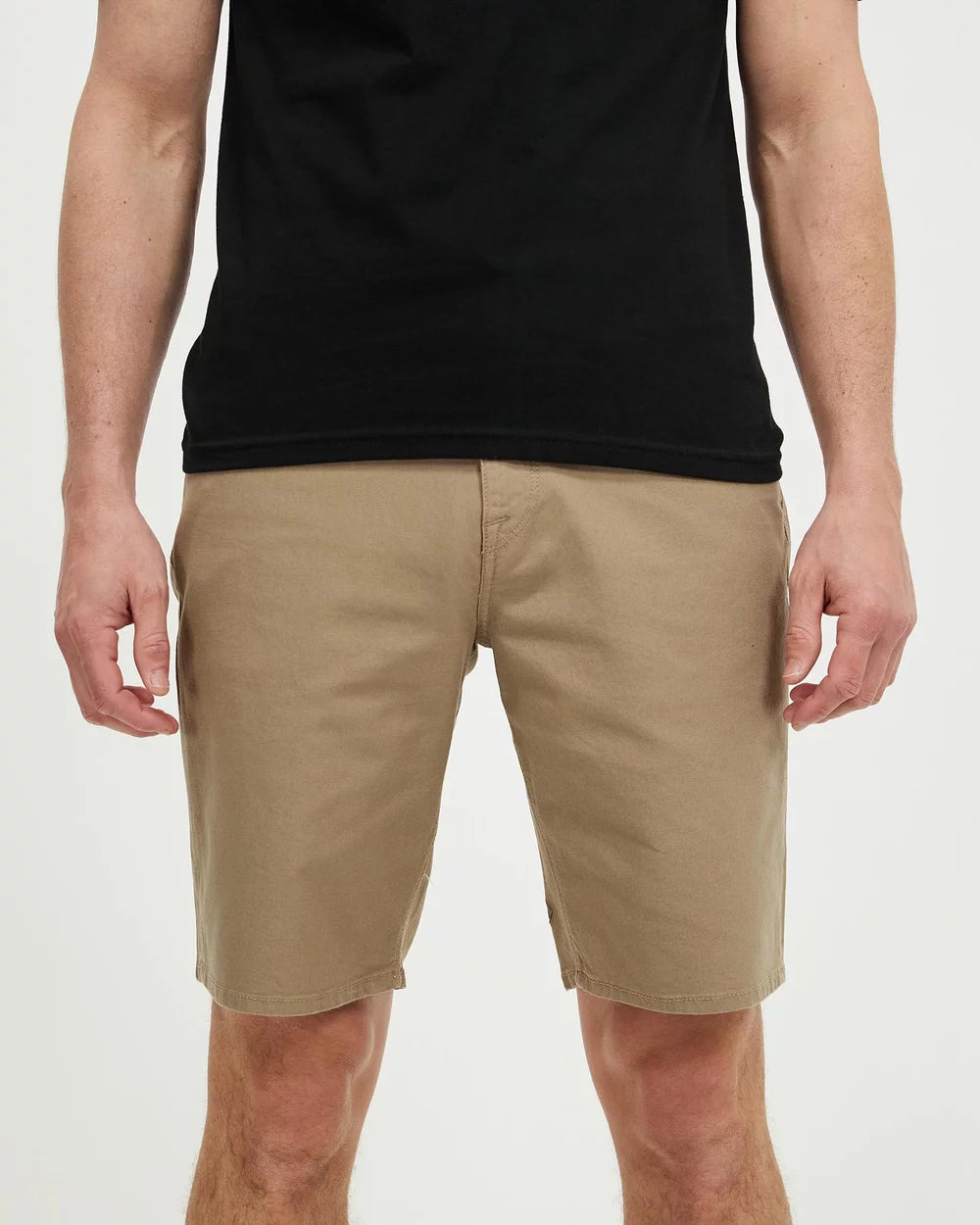 MODOWN CANVAS 5 POCKET SHORT KHAKI
