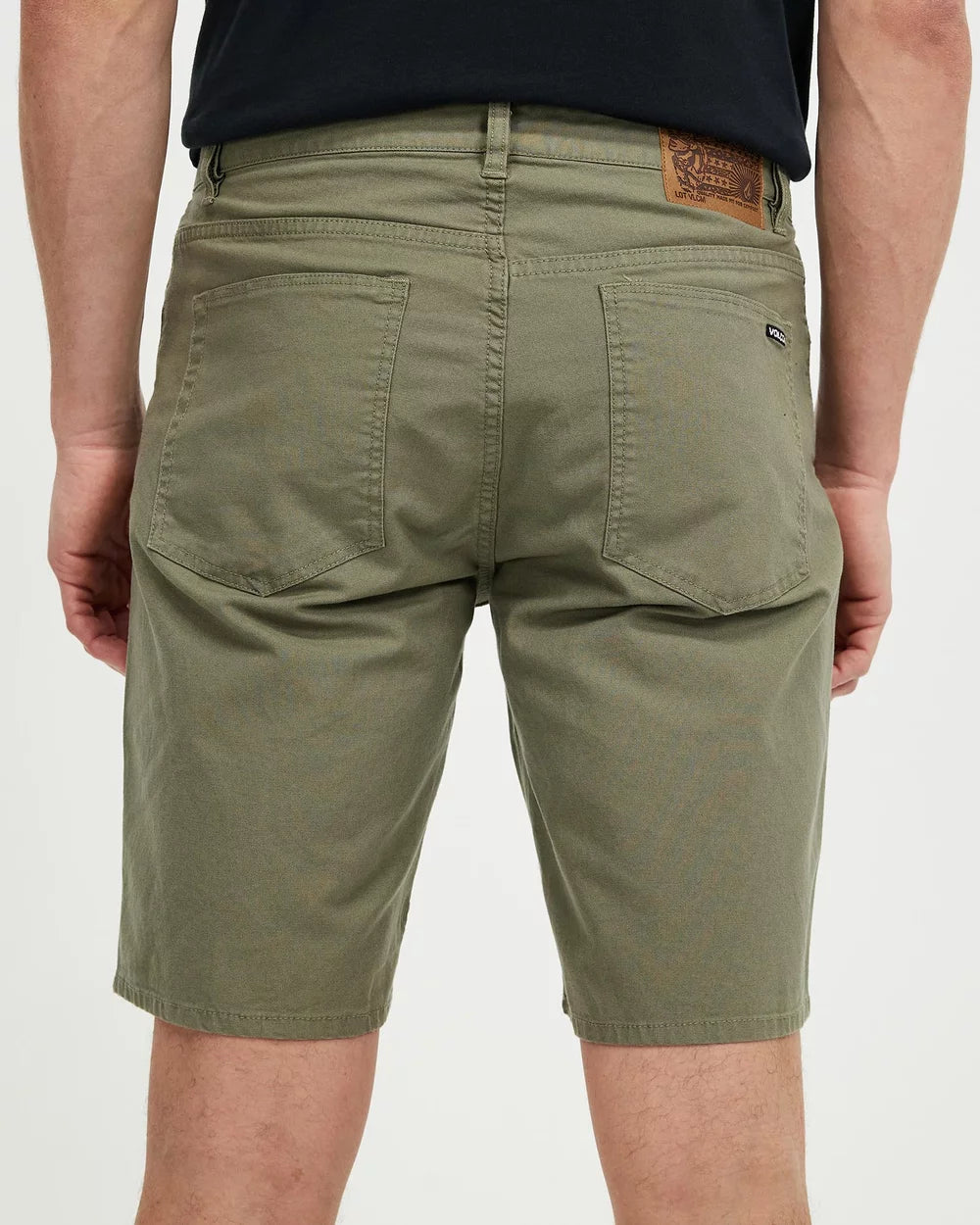 MODOWN CANVAS 5 POCKET SHORT ARMY GREEN COMBO