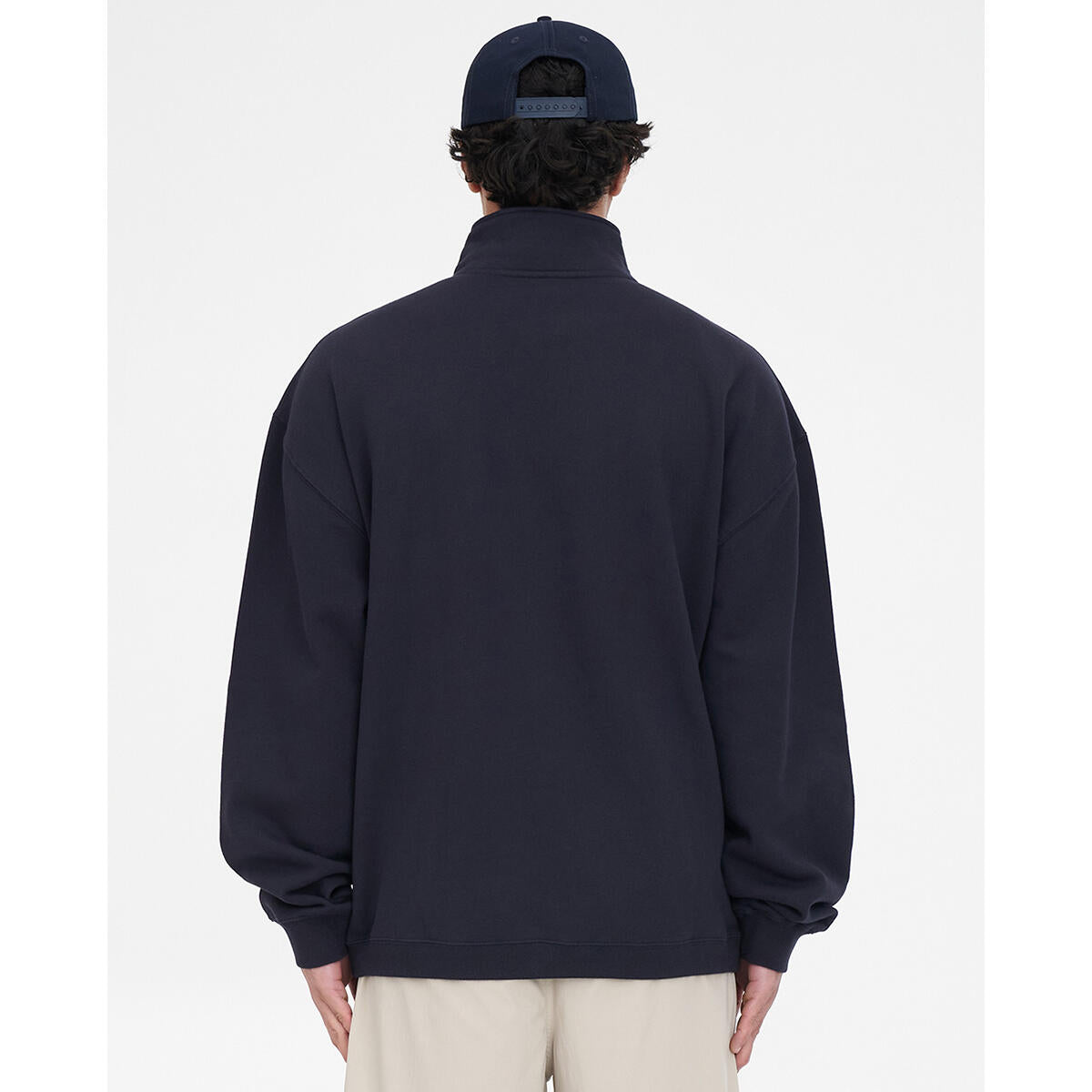MENS CLUB 1/4 ZIP FLEECE NAVY