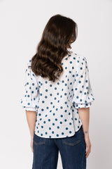 Capella Blouse Ink Spot