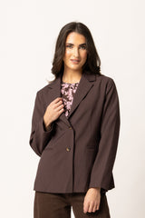 Relaxed Blazer Cacao