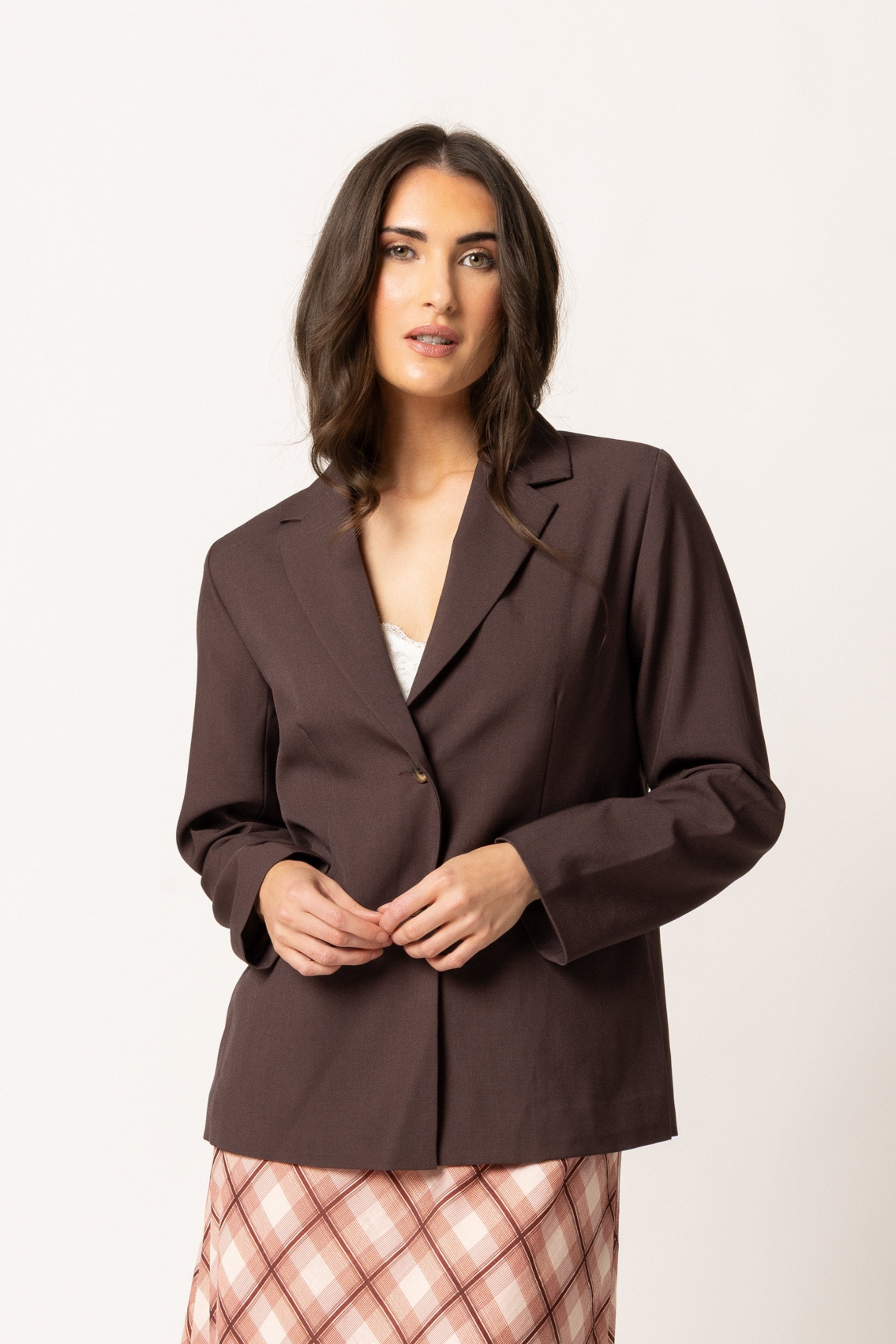 Relaxed Blazer Cacao