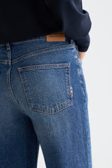 Sky Straight Jean Blue Dream back pocket detail