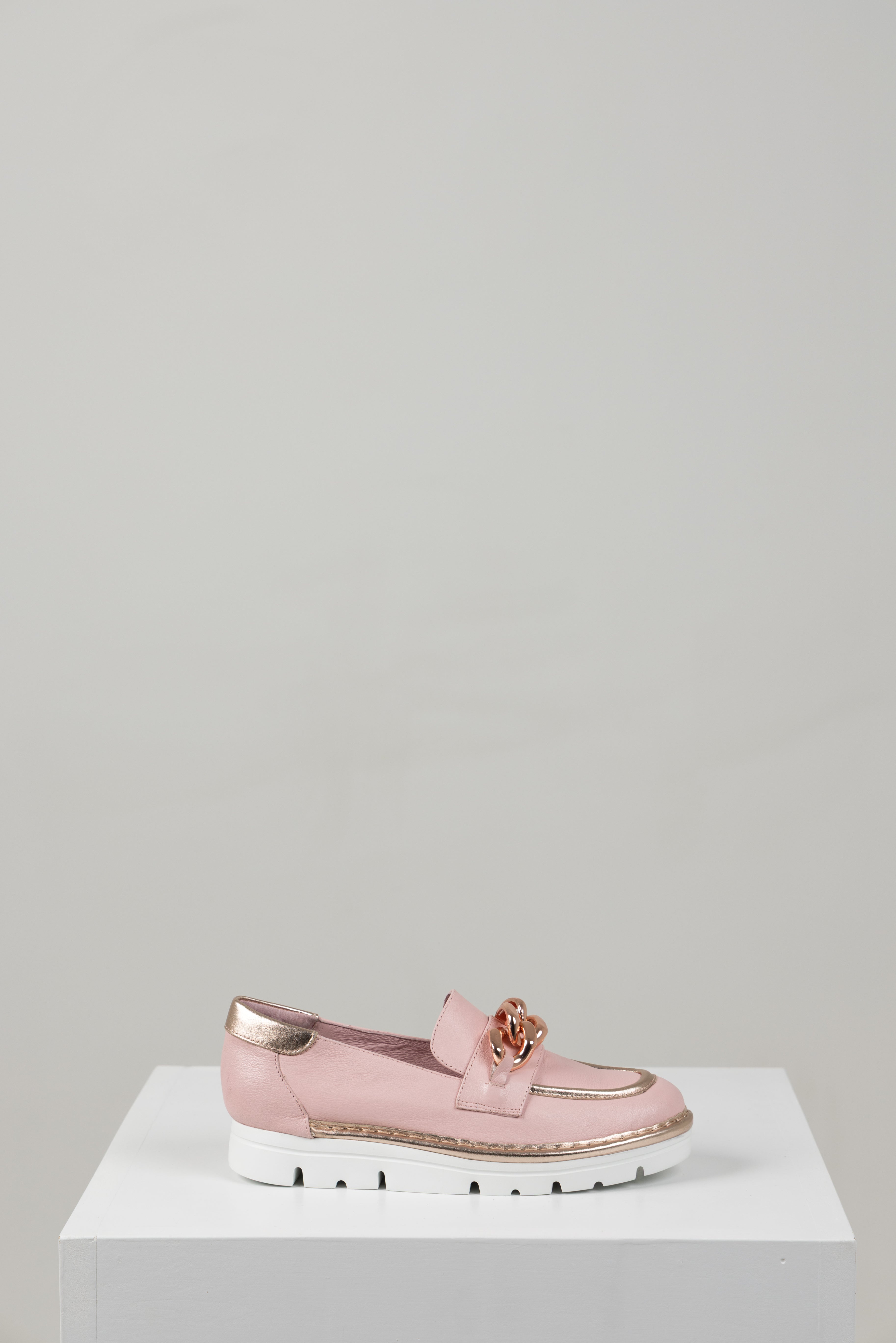 ENNA ROSEGOLD LOAFER PINK LEATHER