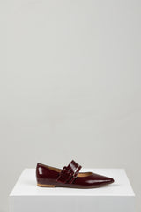 YEXA LOAFER WINE PATENT LEATHER