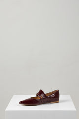 YEXA LOAFER WINE PATENT LEATHER