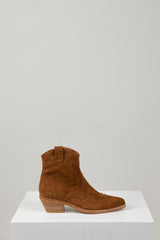 EERIKA ANKLE BOOT TAN SUEDE