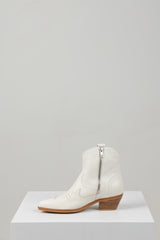 EERIKA ANKLE BOOT WHITE LEATHER