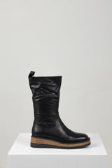 TOLGA CALF BOOT BLACK LEATHER