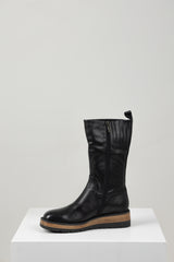 TOLGA CALF BOOT BLACK LEATHER