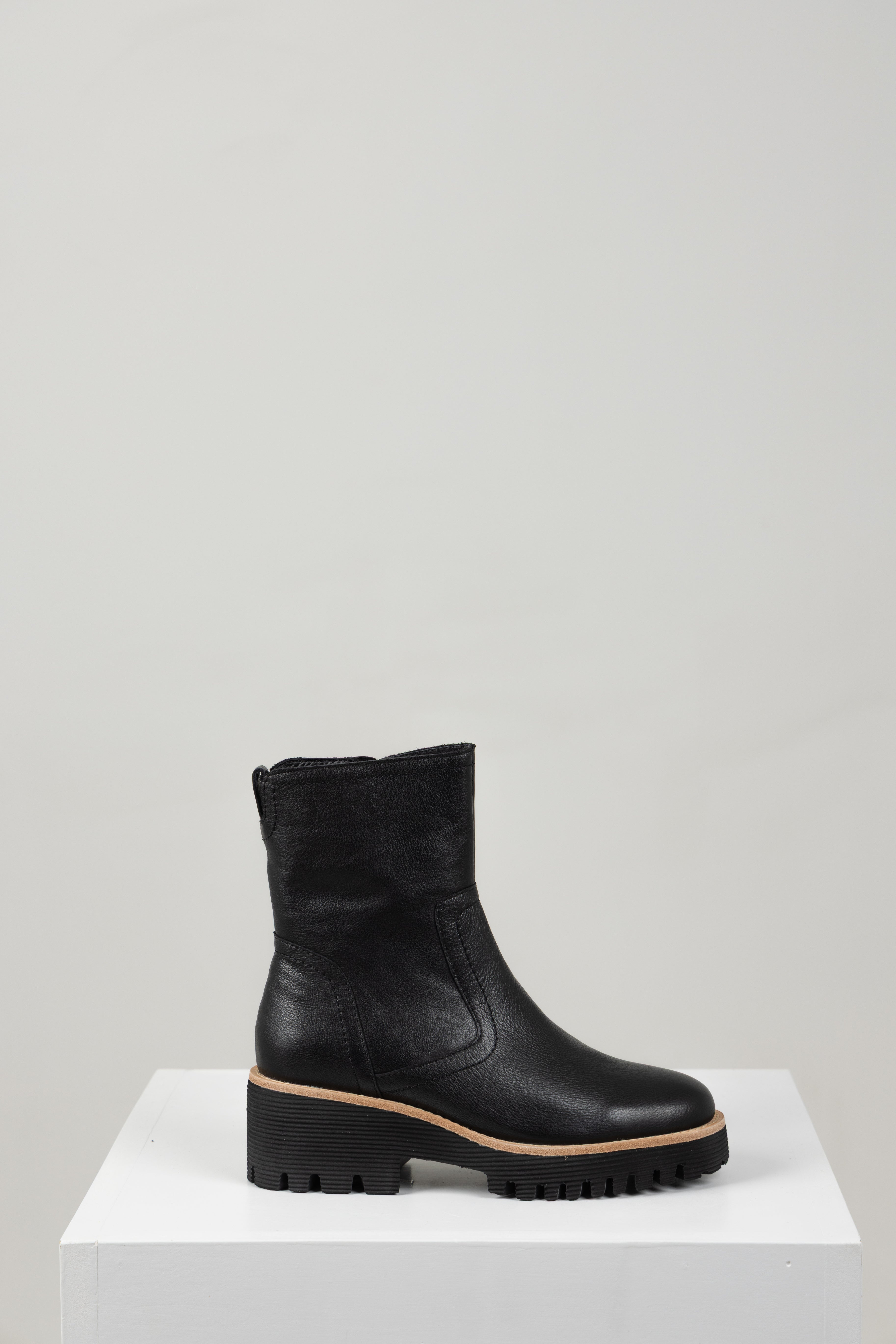 WERDU CALF BOOT BLACK LEATHER