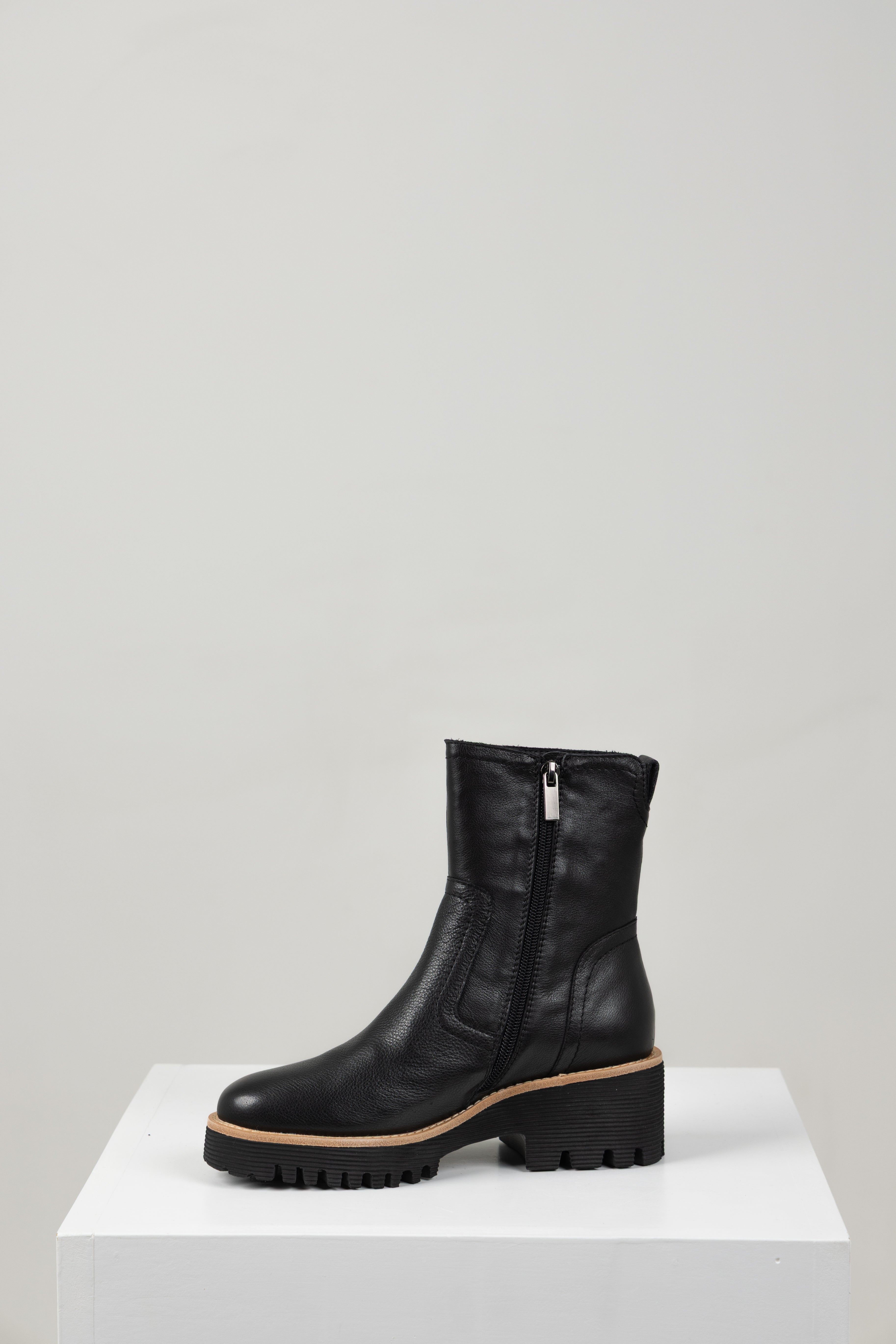 WERDU CALF BOOT BLACK LEATHER